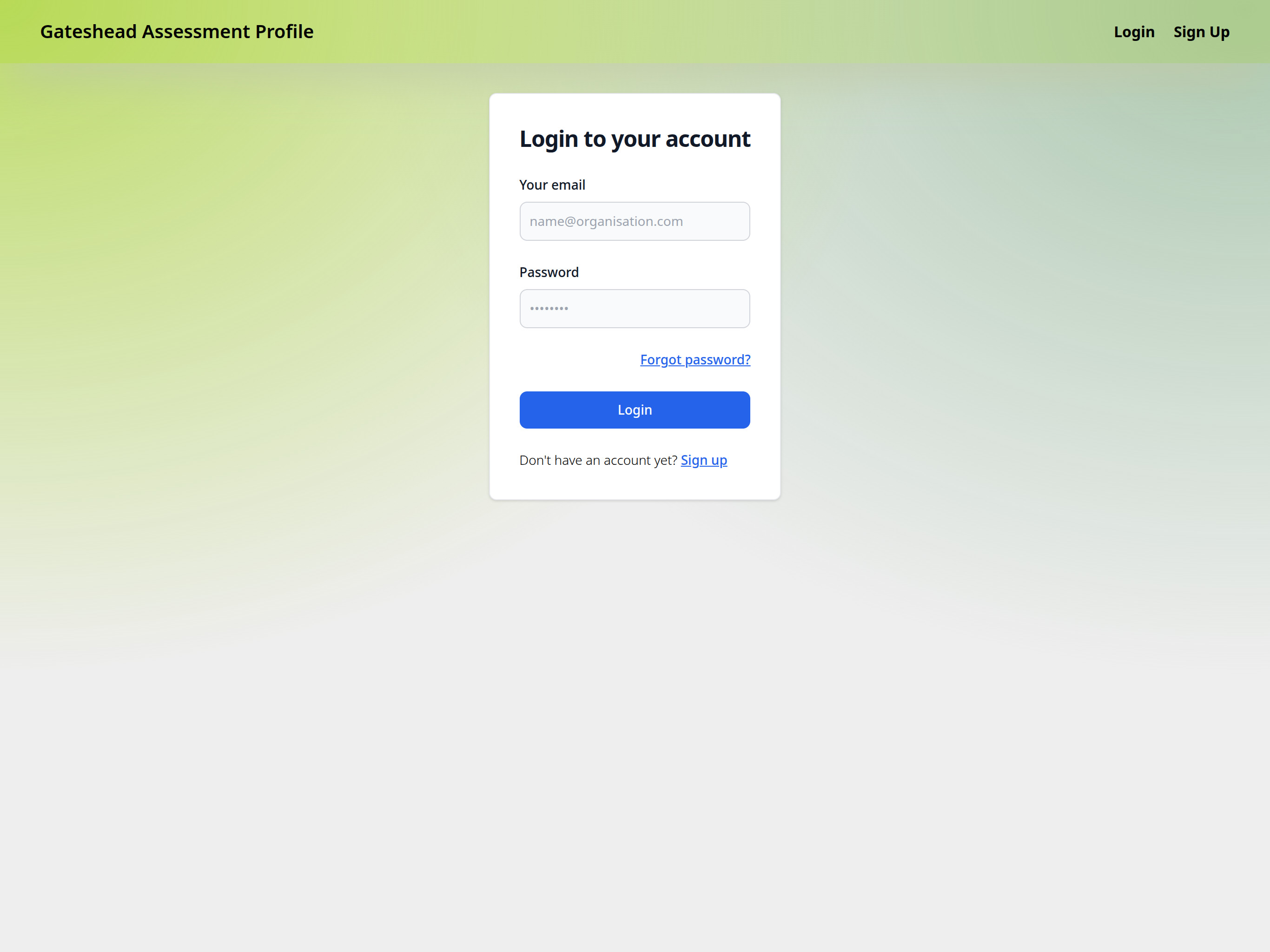 GAP Login