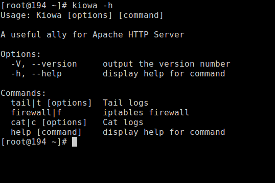 kiowa Command Line Tool
